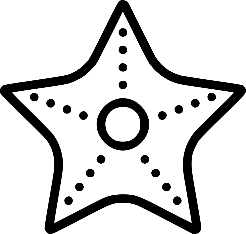Starfish - Icon Clipart (980x934), Png Download