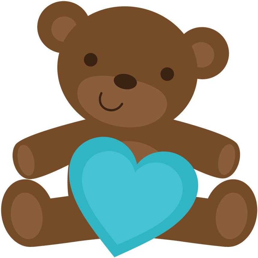 Ursinhos E Ursinhas - Baby Boy Bear Clipart - Png Download (859x860), Png Download
