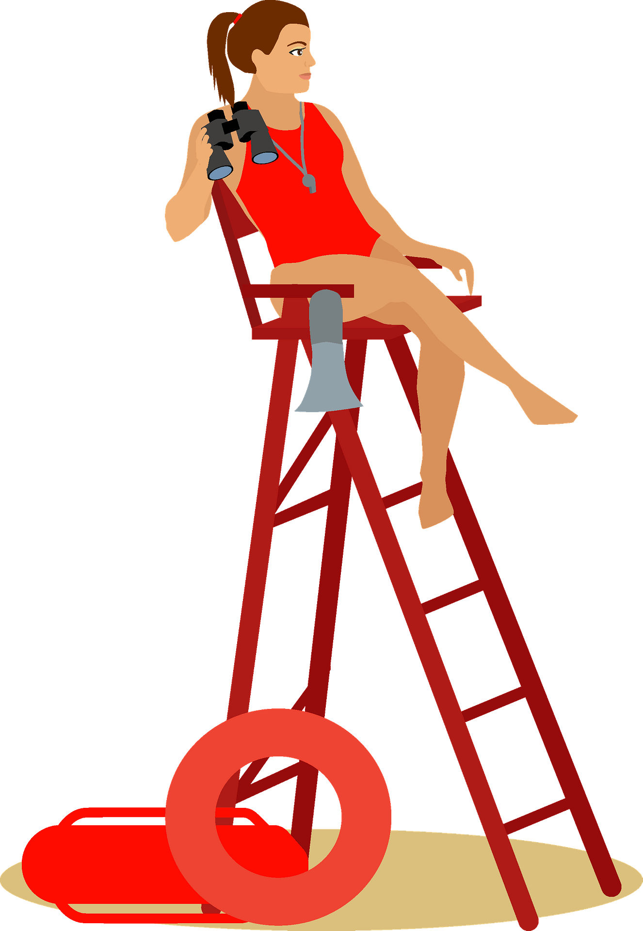 Lifeguard Clipart - Png Download - Full Size Clipart (#5487504