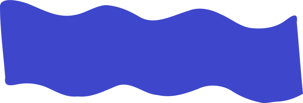 Blue Wave Clipart - Png Download (992x340), Png Download