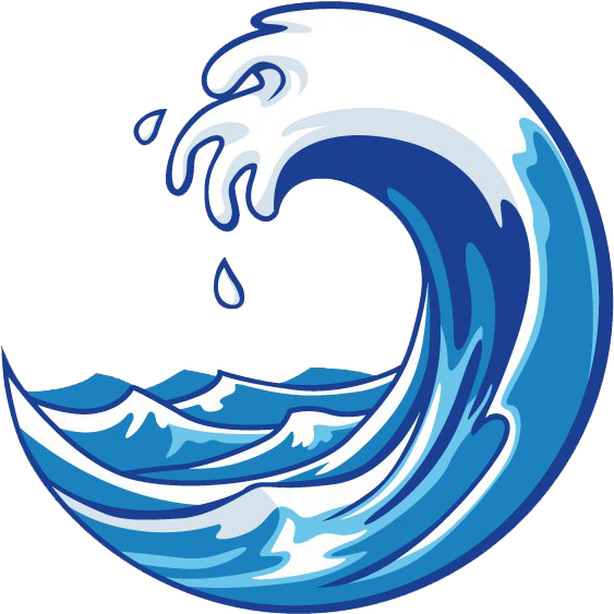 Download Abstract Wave Png - Cartoon Transparent Ocean Wave Clipart