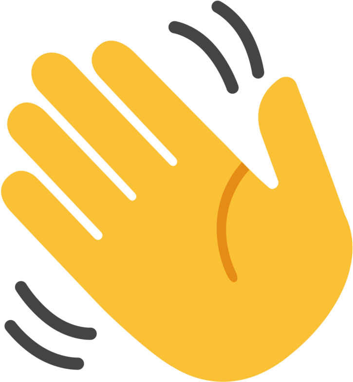 Goodbye Png Image Free Download - Hand Wave Emoji Svg Clipart (800x800), Png Download