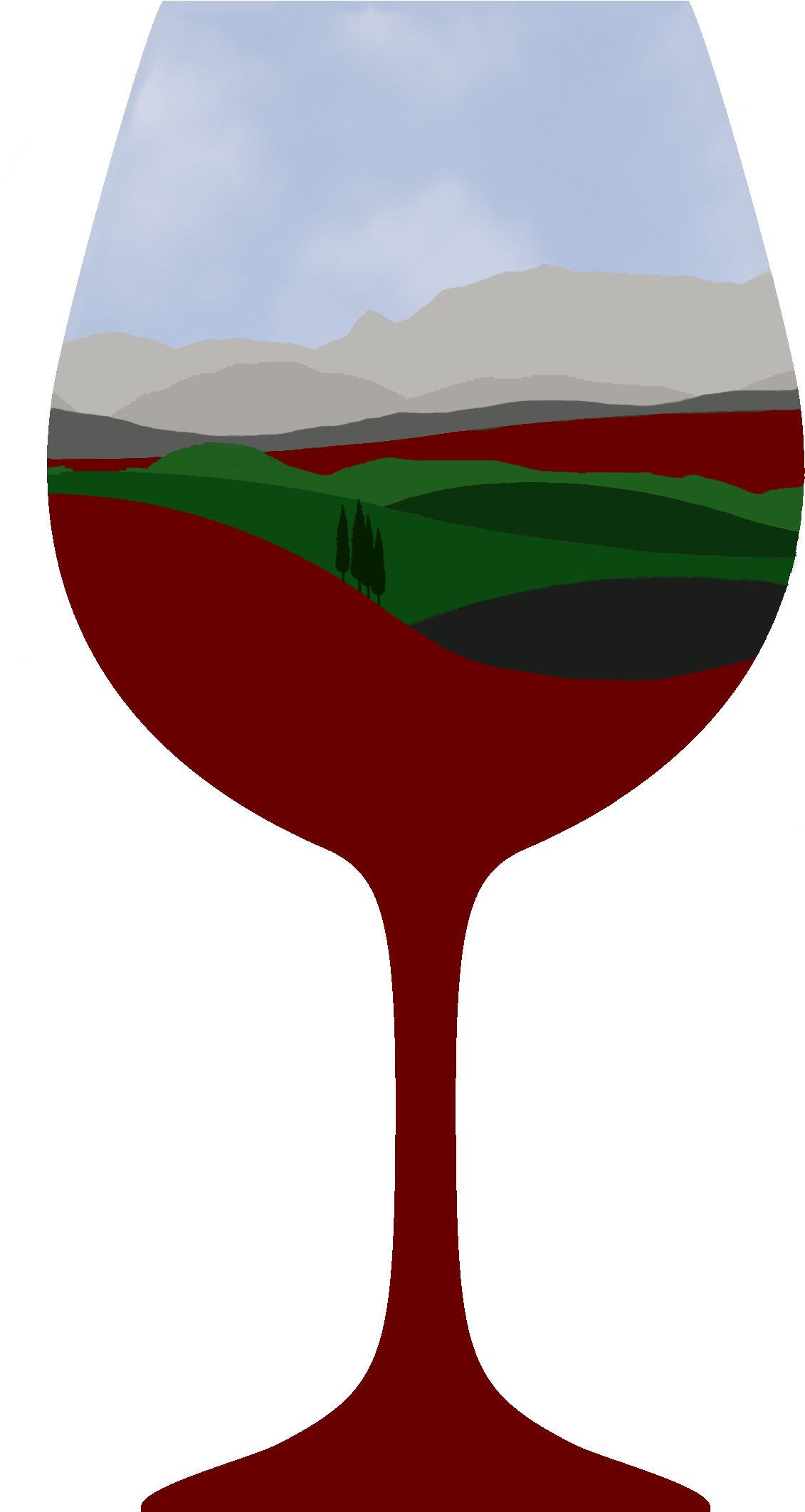 Wine Glass Clipart (1262x2253), Png Download