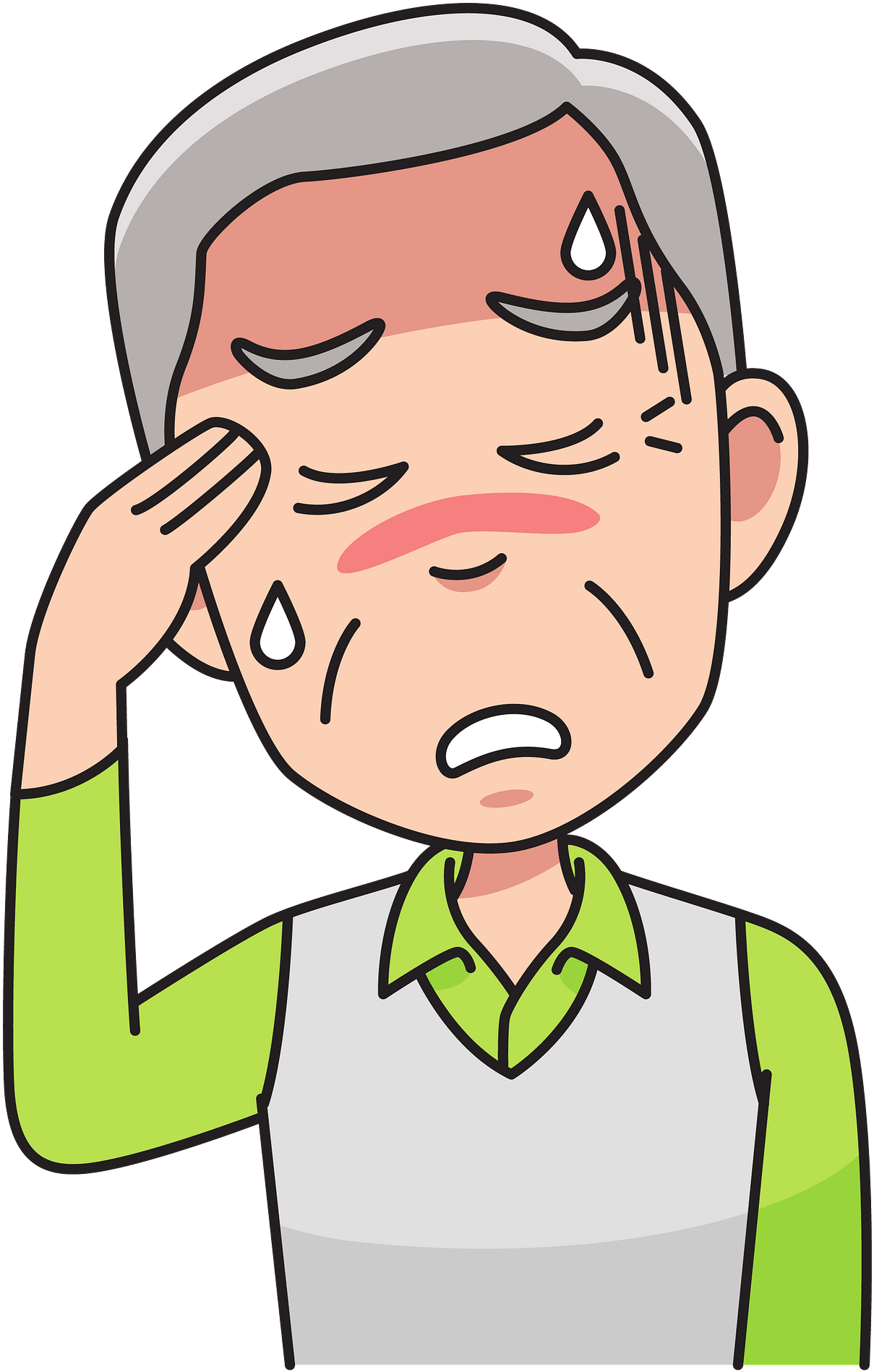 Headache Clip Art - Png Download (1230x1920), Png Download