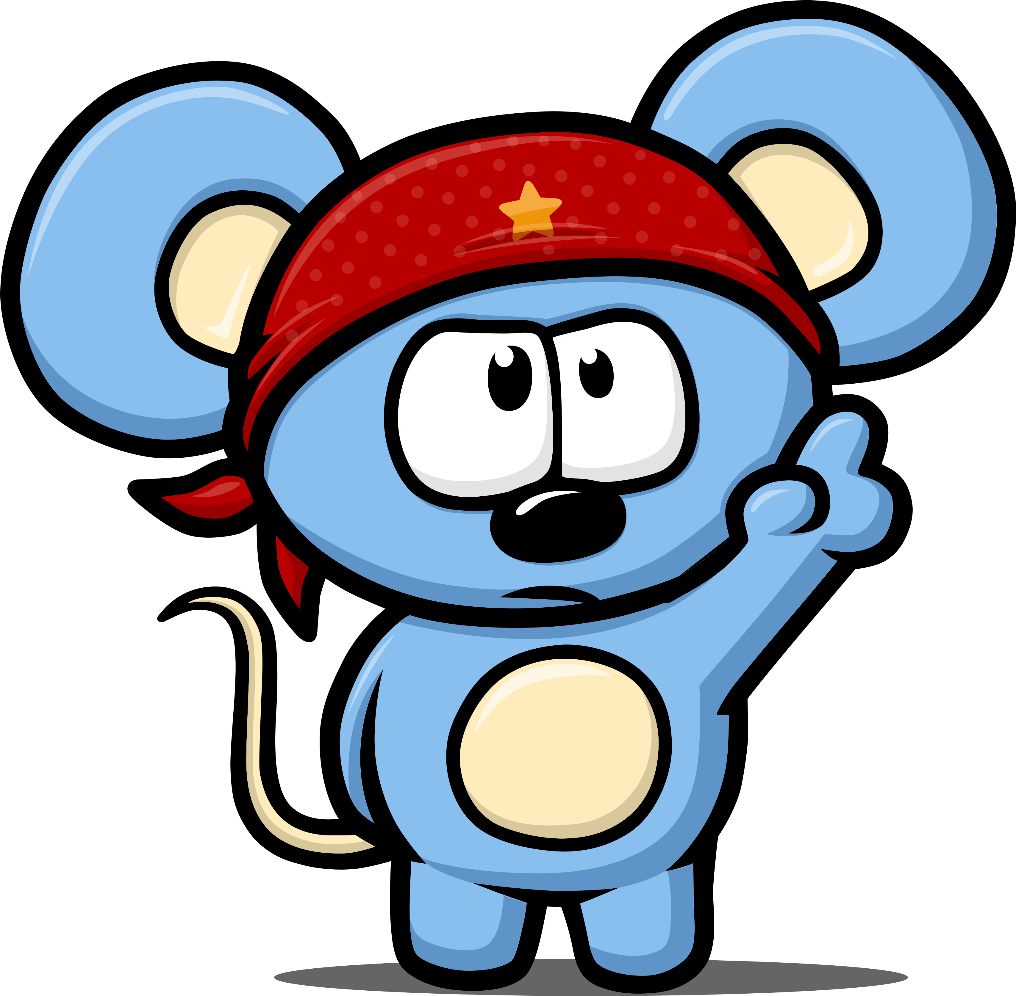 Themouse - Rebelmouse Clipart (4159x4167), Png Download