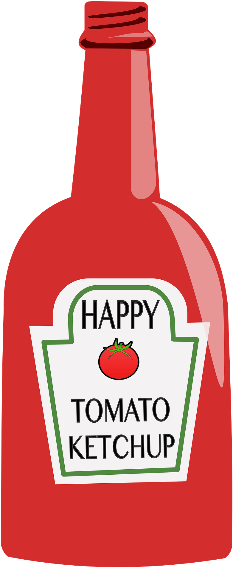 Ketchup Clipart Png Transparent Png (808x1920), Png Download