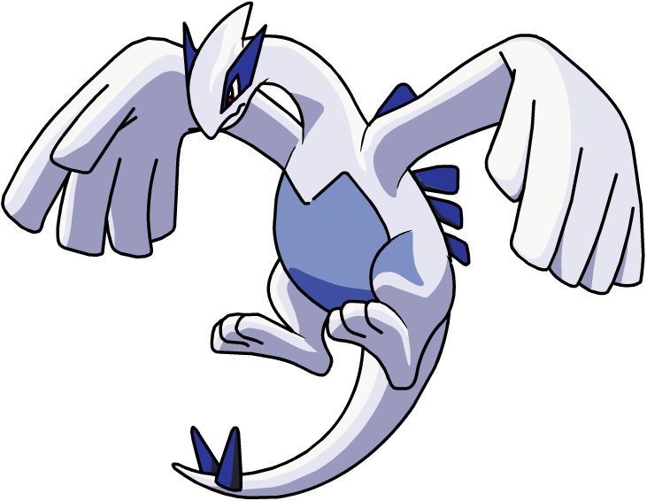 Pokemon Clipart Rare - Drawing Of Lugia Pokemon - Png Download (731x566), Png Download