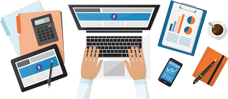 Shopify Facebook Advertising Guide Clipart Black And - Facebook Advertising Clip Art - Png Download (915x397), Png Download