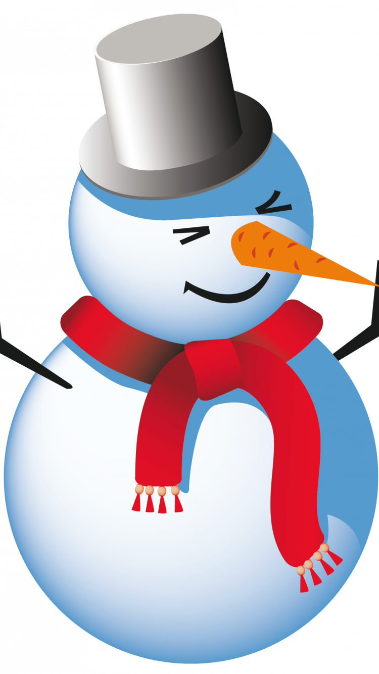 Snowman Background Cliparts Download Clip Art - Clip Art Snowman With Transparent Background - Png Download (750x1334), Png Download