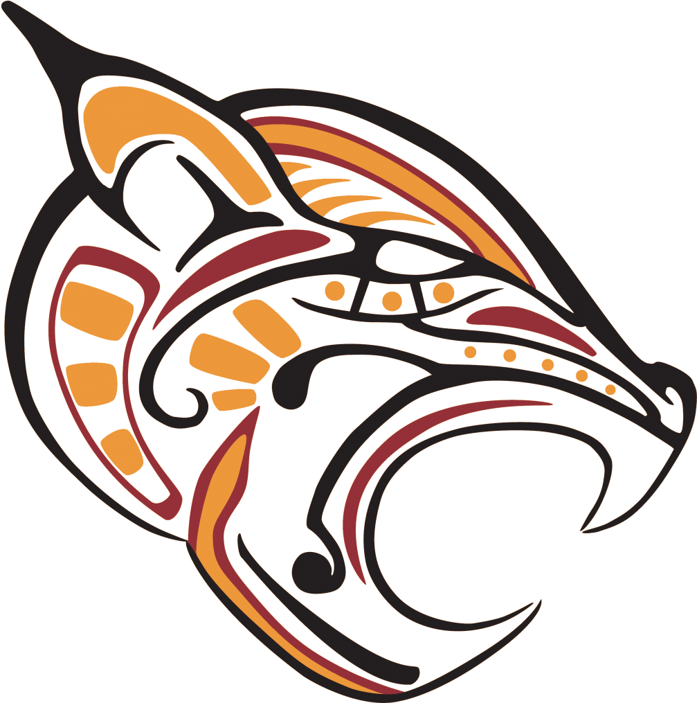 Png Black And White Library Bobcat Clipart Texas State - Indigenous Animal Art Transparent Png (1007x1015), Png Download