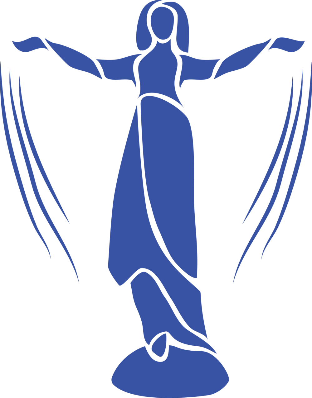 Transparent Athletics Clipart - Illustration - Png Download (1000x1278), Png Download