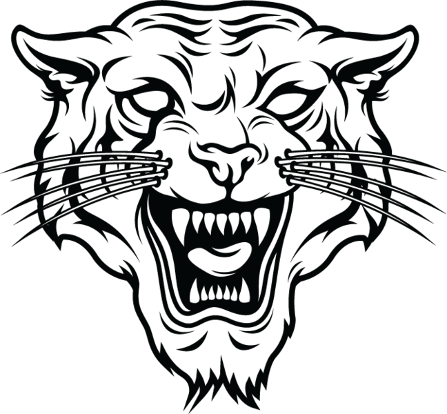 Tiger Vector Graphics Silhouette Cat Image - Vector Tiger Face Png Clipart (648x600), Png Download