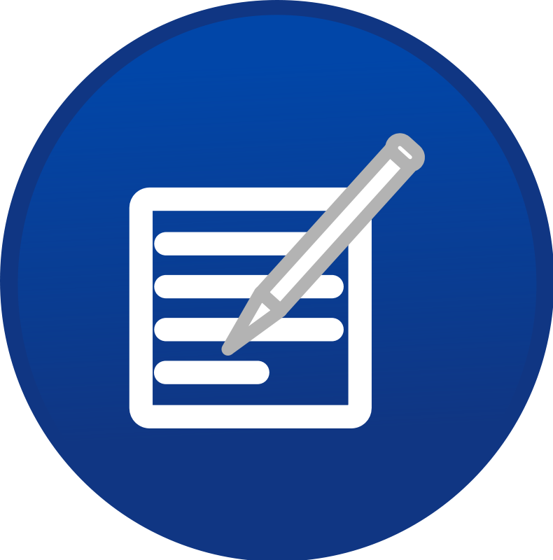 Ash Wednesday Clipart - Edit Button Blue - Png Download (790x800), Png Download