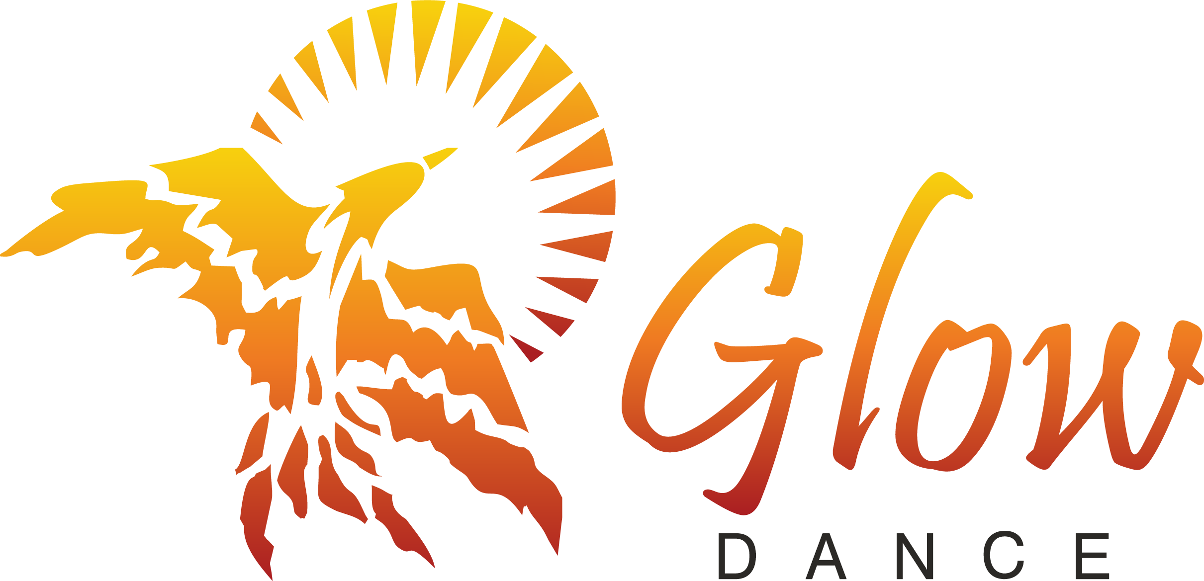 Logo Of Glow Dance Clipart (2421x1169), Png Download