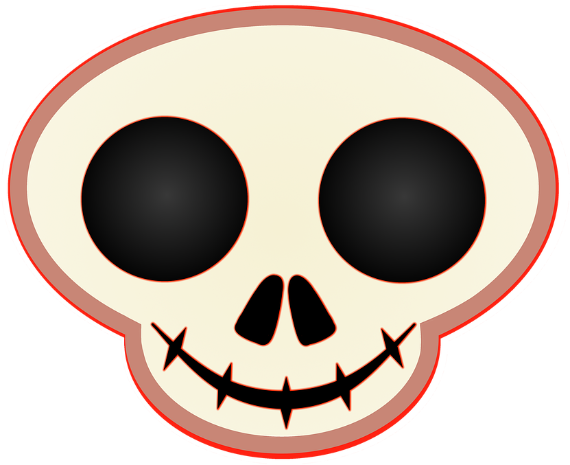 Skull Clipart (854x720), Png Download