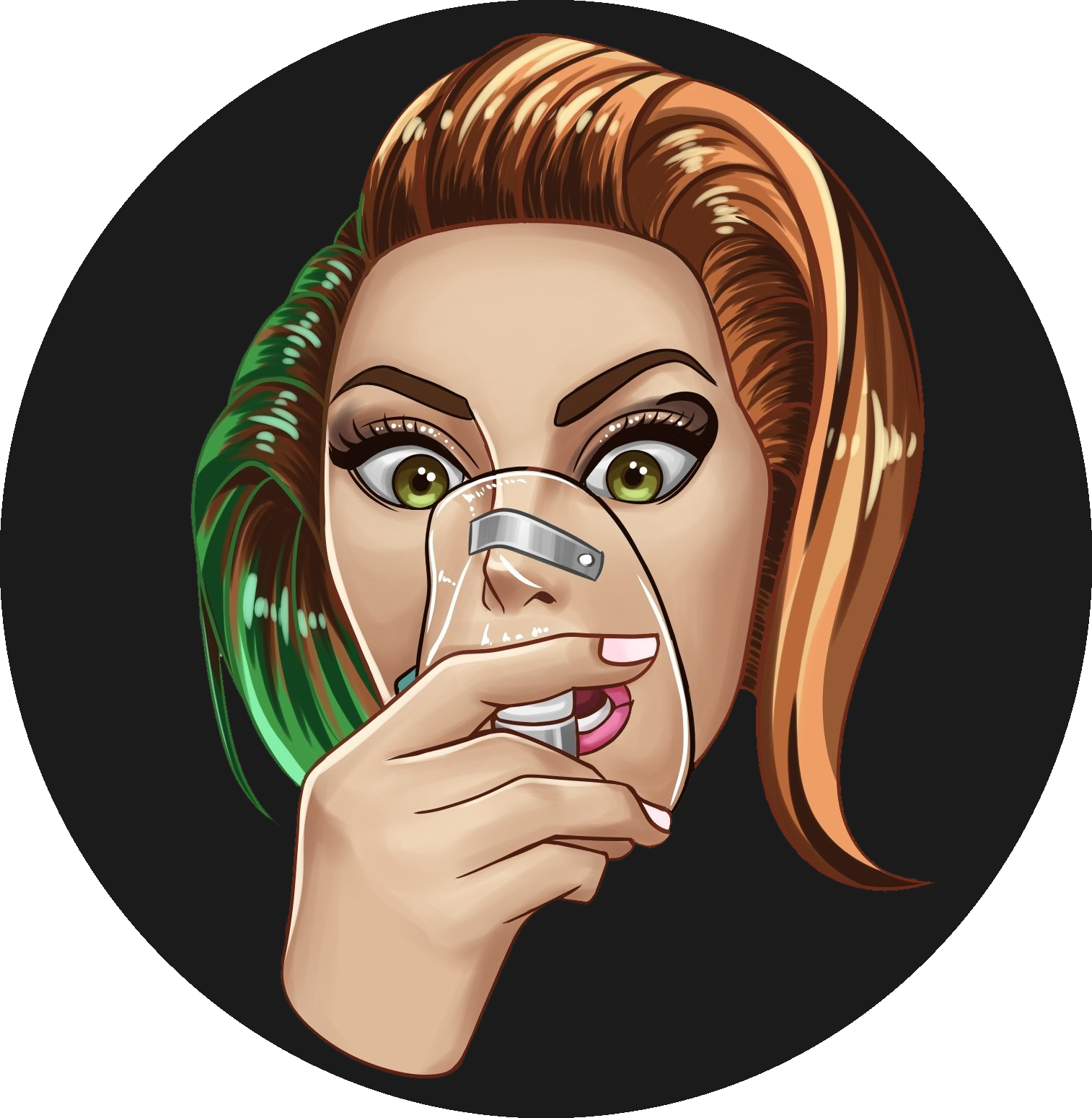 Shook - Lady Gaga Emojis Png Clipart (1514x1550), Png Download