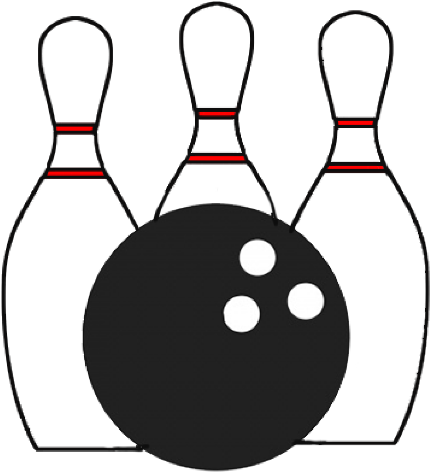 Transparent Bowling Clipart Png - Clip Art (840x922), Png Download