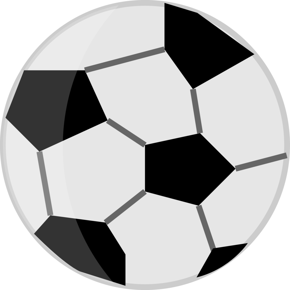 Football Clipart Black And White Png Jpg Library Stock - Animated Soccer Ball Png Transparent Png (958x958), Png Download
