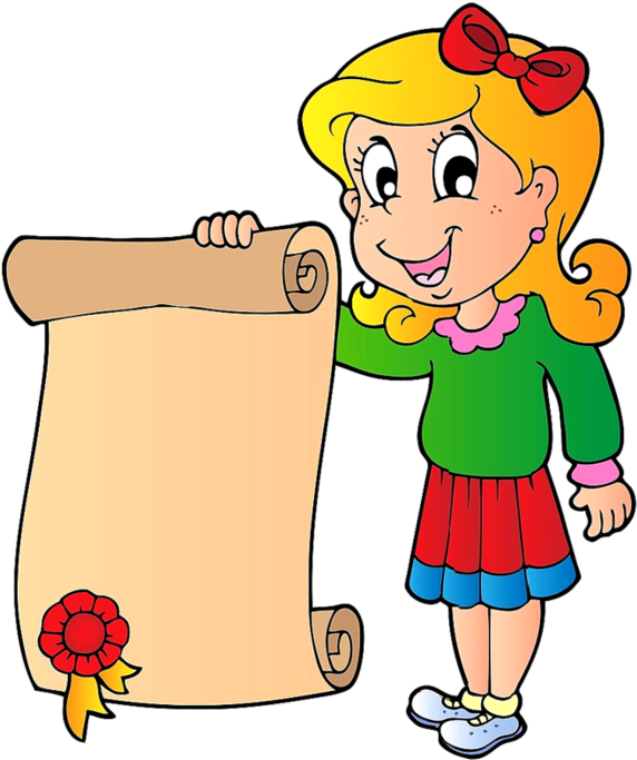 Girl Pupil Clipart - Png Download (600x697), Png Download