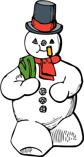 Blue Snowman Png Images - Snowman Clip Art Transparent Png (600x600), Png Download