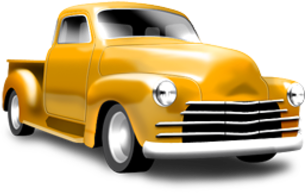 Old Trucks Clipart - Clip Art Old Truck - Png Download (600x600), Png Download
