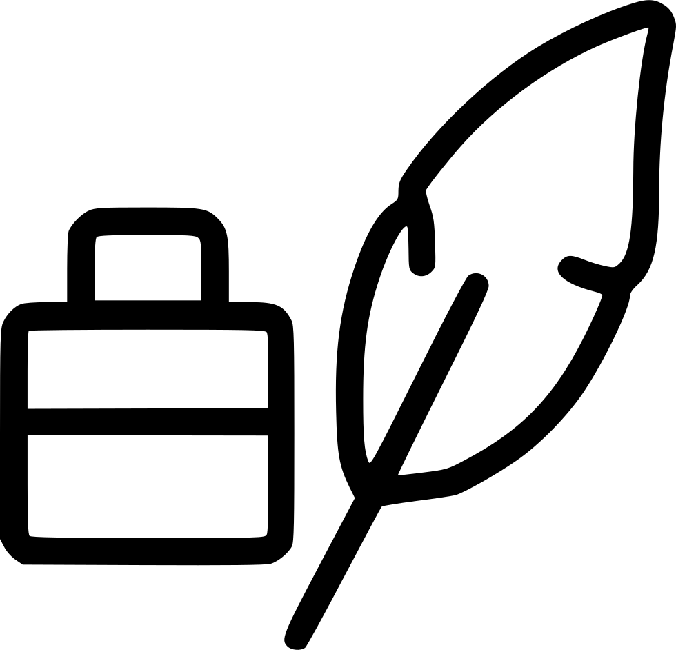 Feather Quill - Quill Clipart (980x942), Png Download