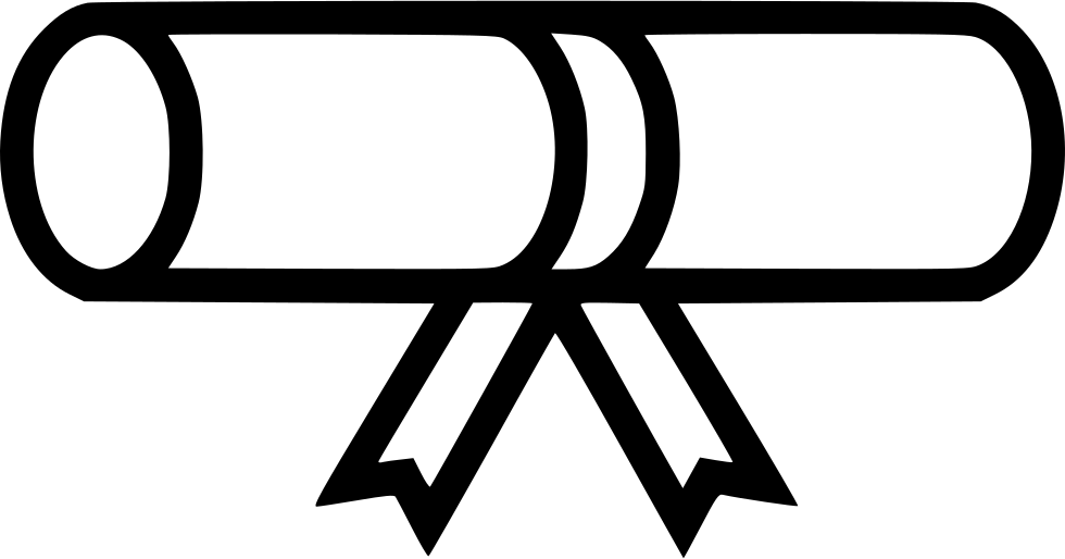 Diploma Graduation - Icon Clipart (980x514), Png Download