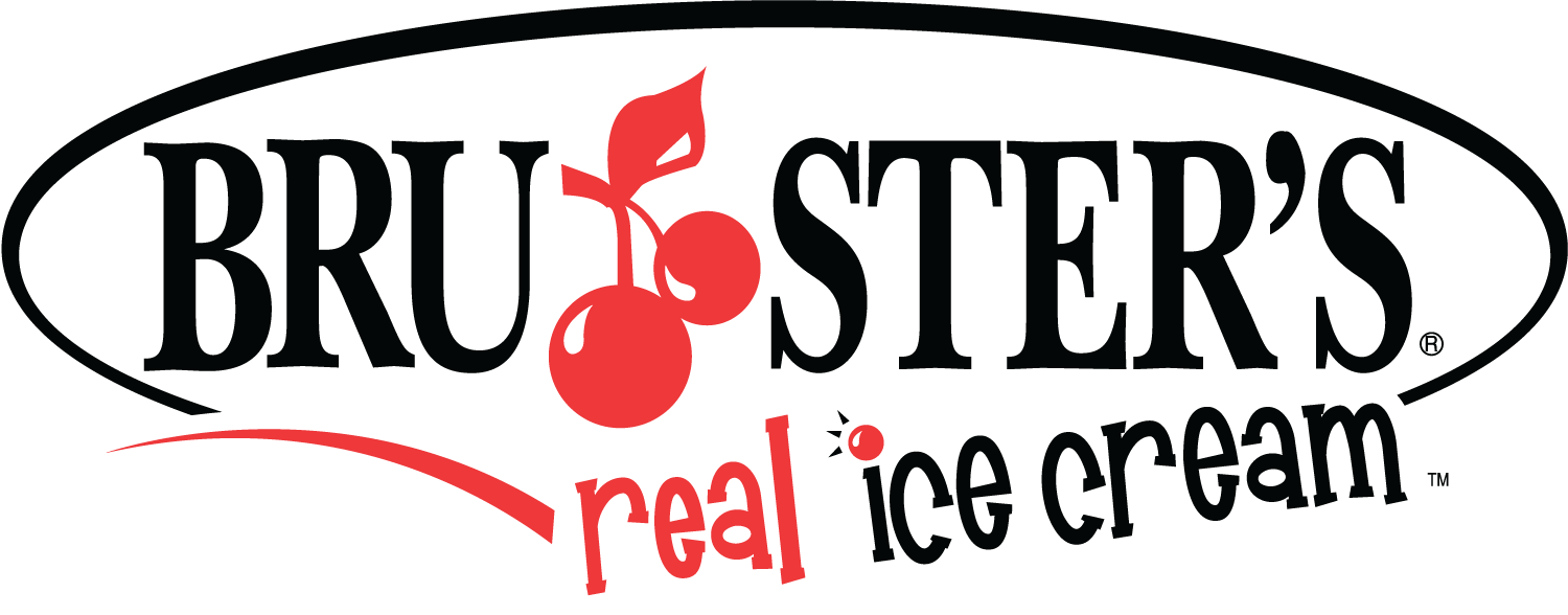 Brusters Logo - Brusters Ice Cream Clipart (1500x588), Png Download