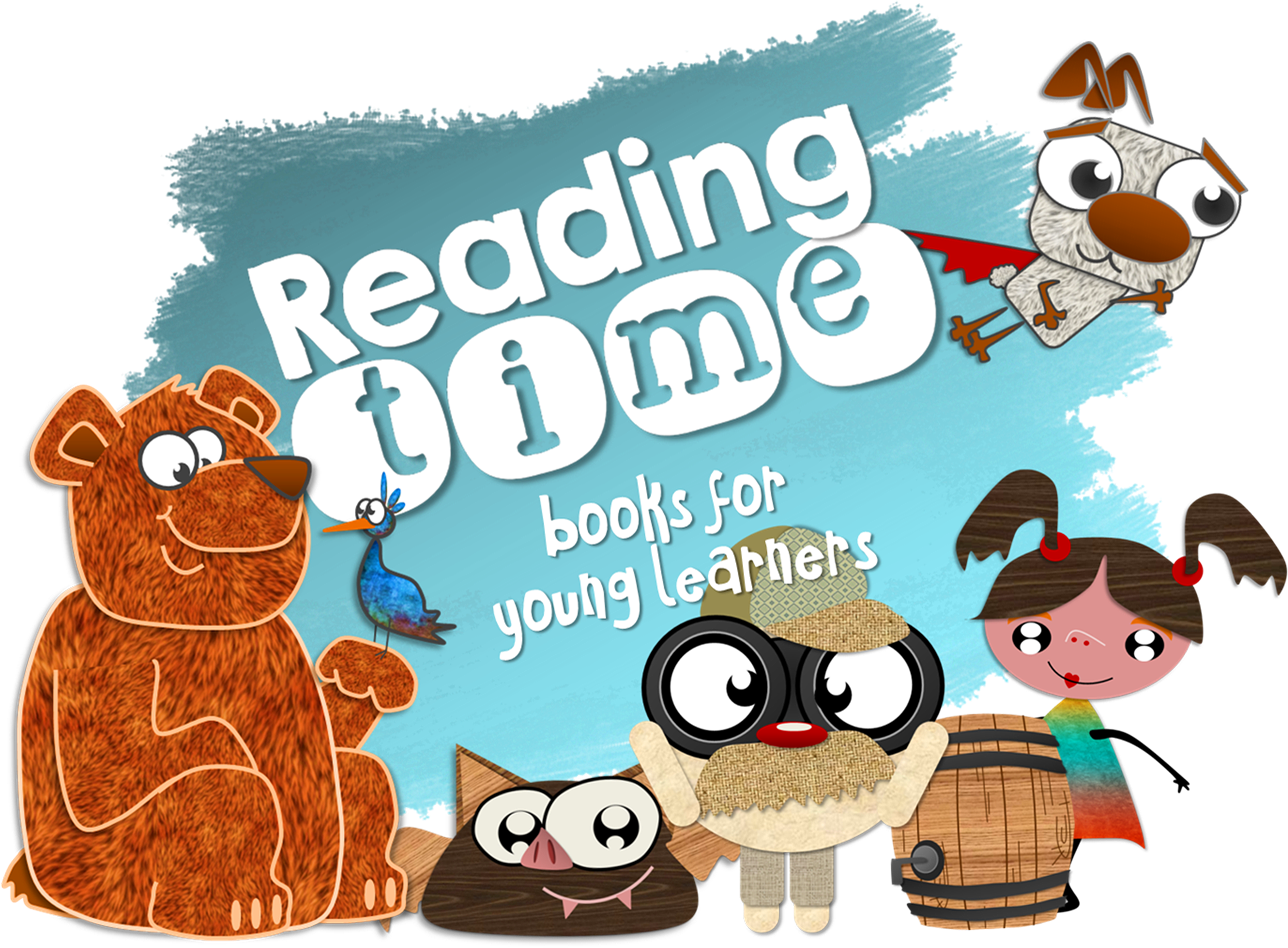Readin - Cartoon Clipart (3202x2036), Png Download