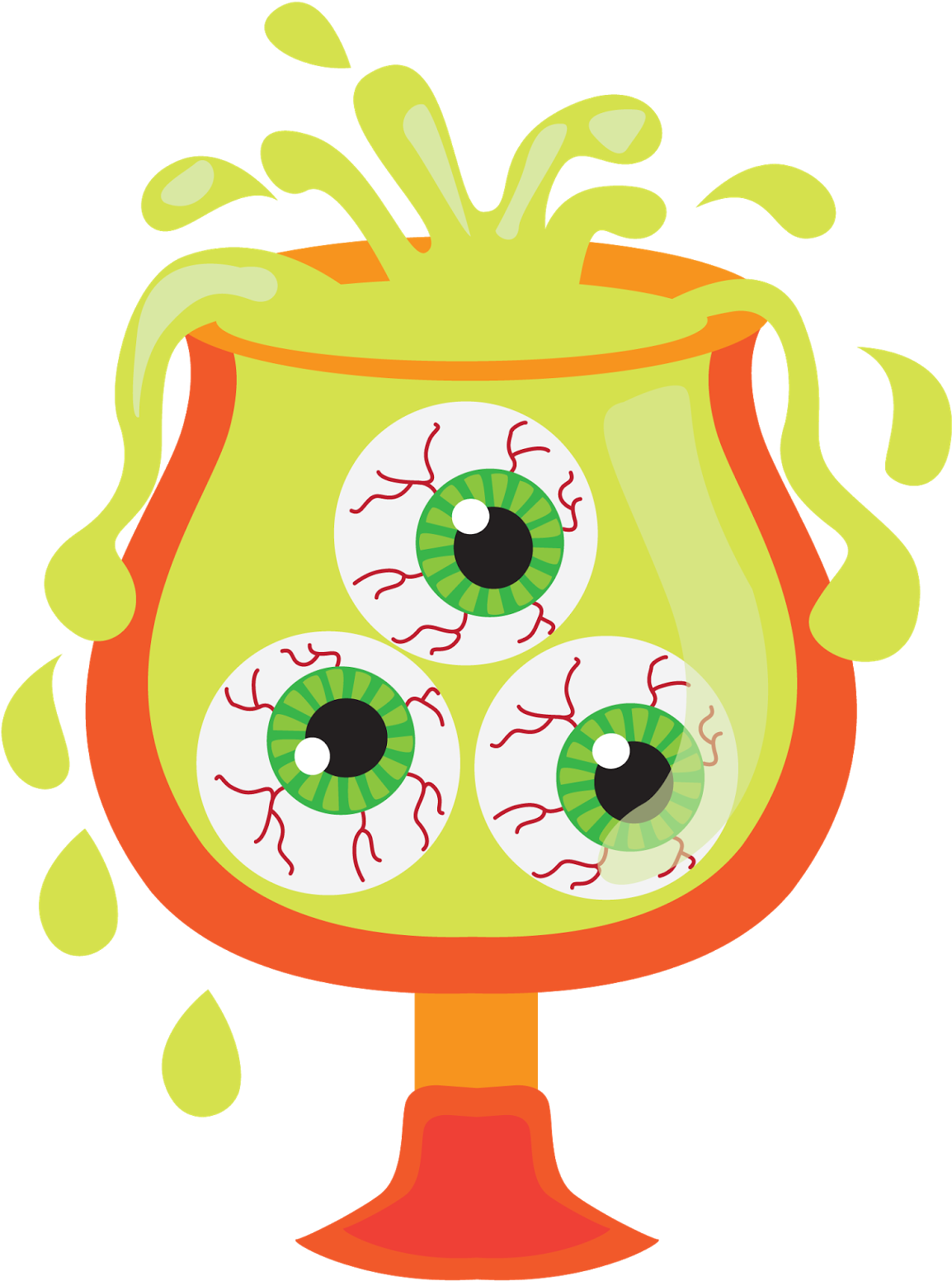 Halloween Clipart Cocktail - Halloween Cocktail Clip Art - Png Download (1230x1600), Png Download