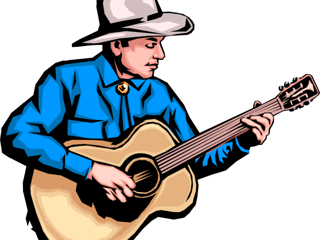 Transparent Musical Drumstick Clipart - Man Playing Guitar Clipart - Png Download (640x480), Png Download