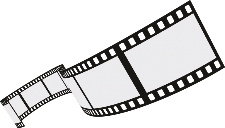 Vector Film Strip Png Clipart (768x437), Png Download