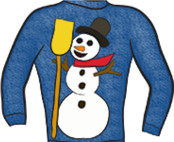 Ugly Sweater Clipart Snowman - Png Download (640x480), Png Download