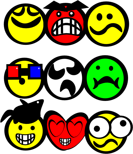 Kartun Smile Clipart (516x598), Png Download