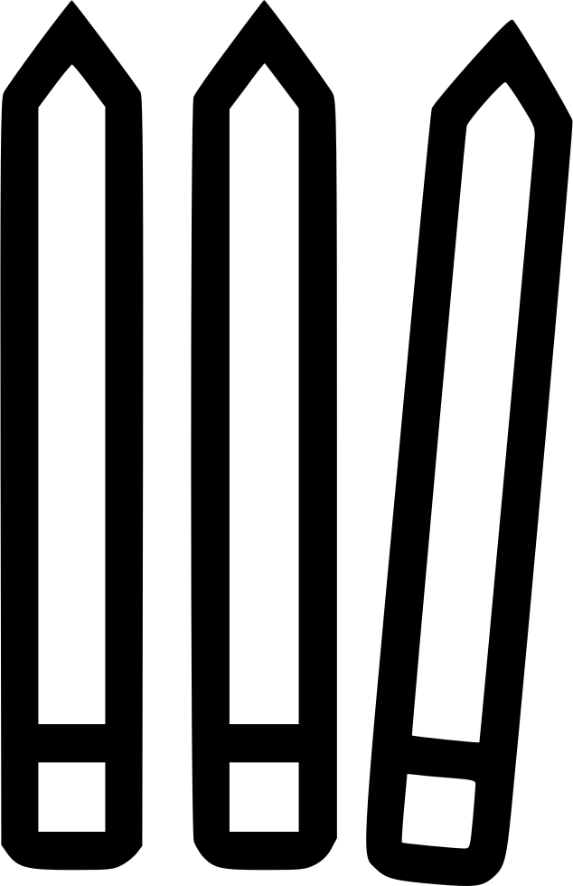 Pencils Clipart (634x980), Png Download