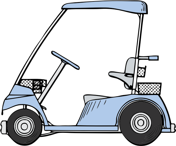 Golf Cart - Golf Car Clipart - Png Download (600x600), Png Download