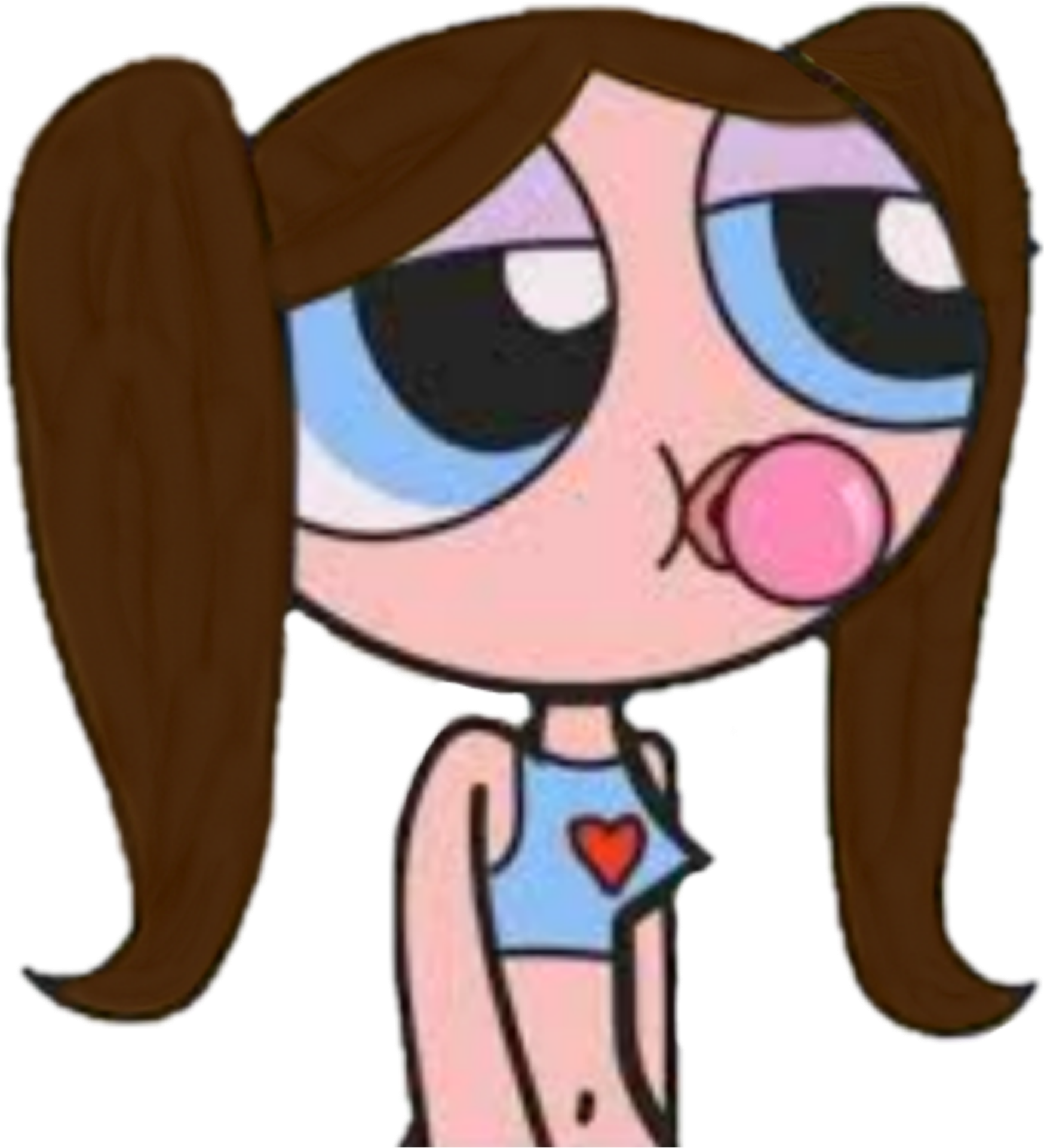 #power #powerpuff #powerpuffgirl #blue #girl #brownie - Teenage Bubbles Powerpuff Girls Clipart (2289x2289), Png Download