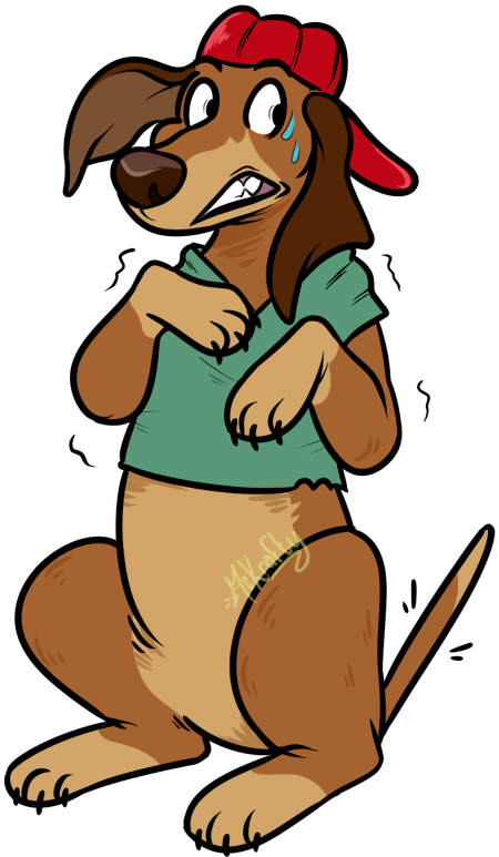 Adgth Charlie And Itchy Clipart (552x805), Png Download