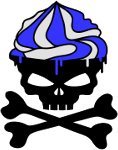 #skull #crossbones - Gift Flasche Clipart (594x720), Png Download