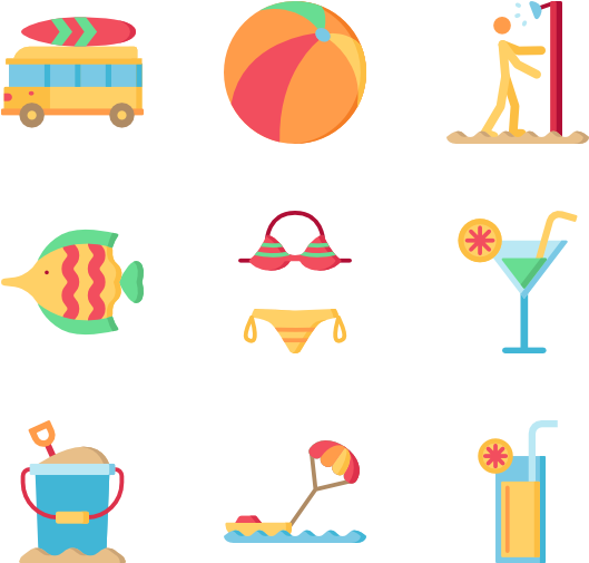 1 - Summer Icon Pack Png Clipart (600x564), Png Download