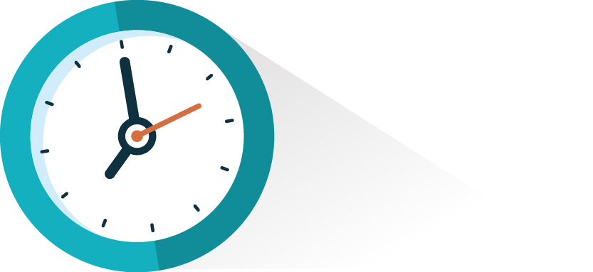 Quartz Clock Clipart (833x383), Png Download