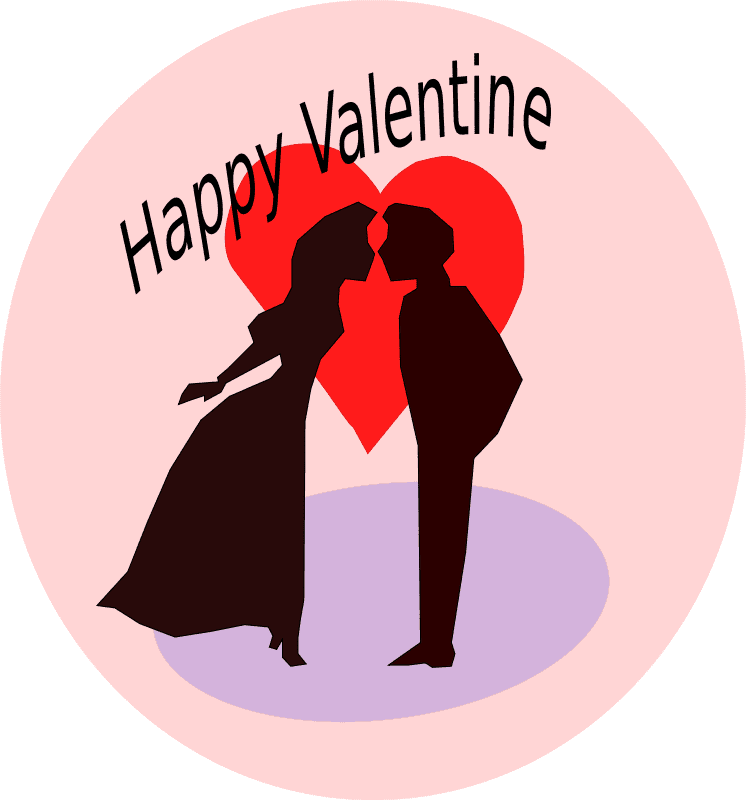 Best Valentines Clip - Happy Valentine's Day Imege - Png Download (746x800), Png Download