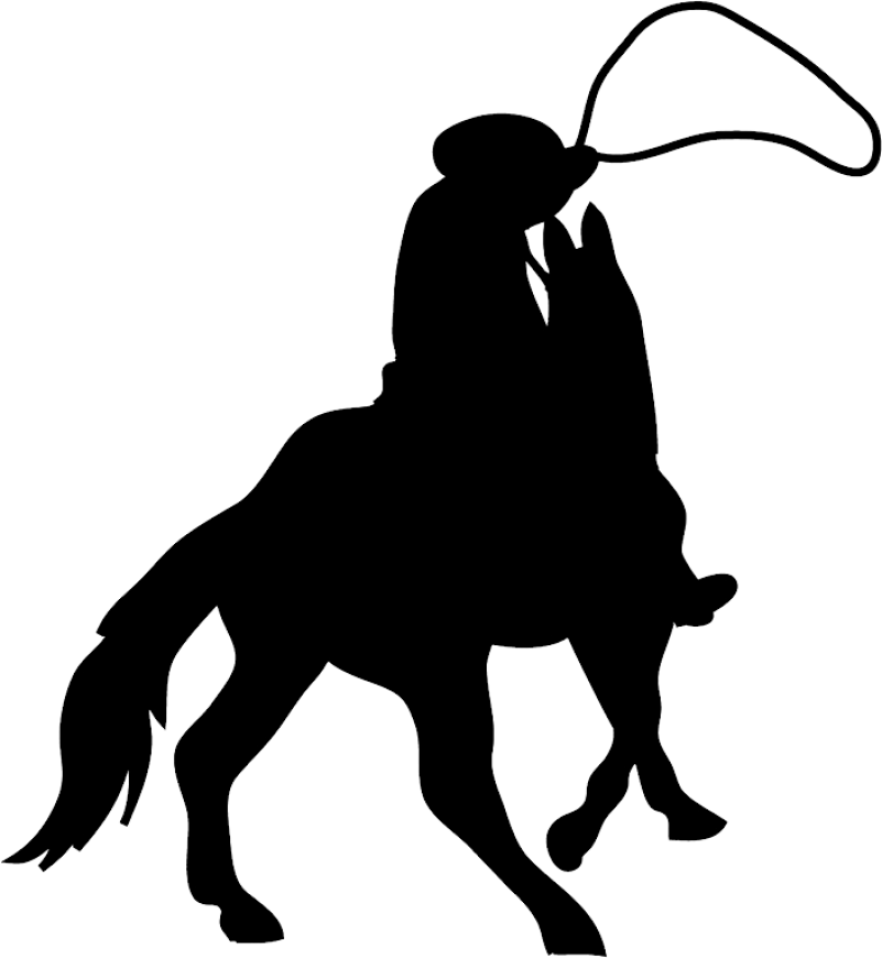 Cowboy Silhouette Png Image Clipart (801x870), Png Download