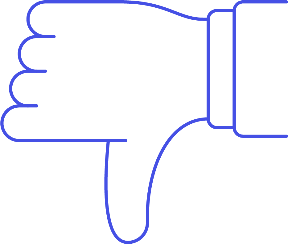 Transparent Thumbs Down Icon Png Clipart (934x793), Png Download