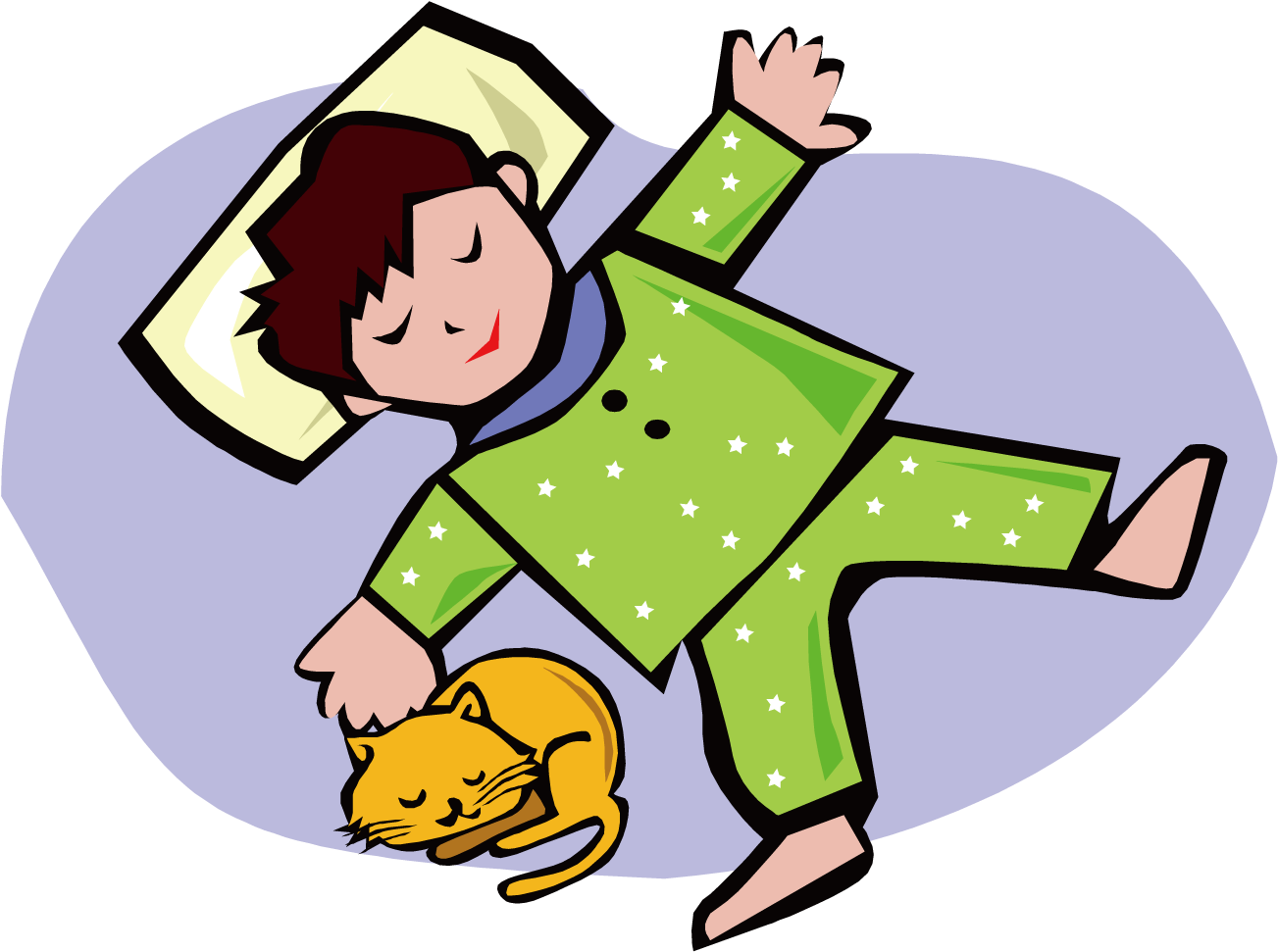 Child Sleep Clip Art - Png Download (1361x1515), Png Download
