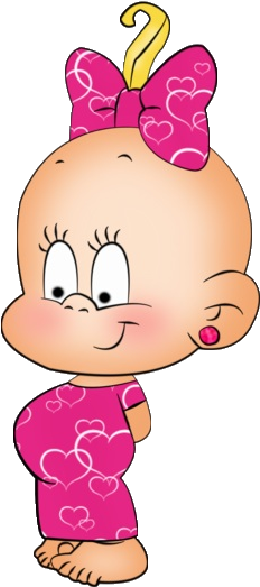 Sleeping Clipart Baby - Cartoon Girl Kid Transparent Background - Png Download (600x600), Png Download