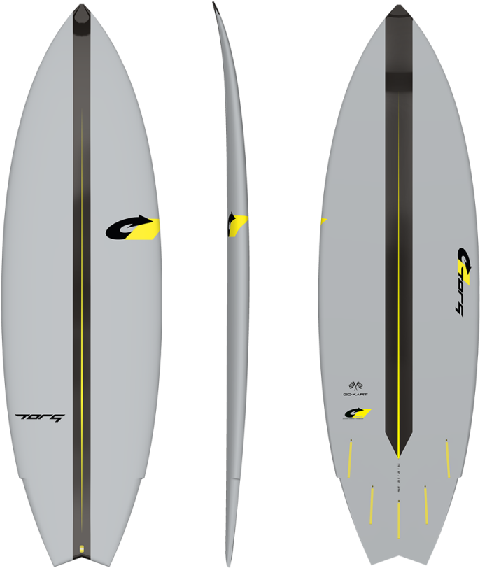 Surf Board Png Transparent Background - Torq Act Go Kart Surfboard Clipart (686x812), Png Download