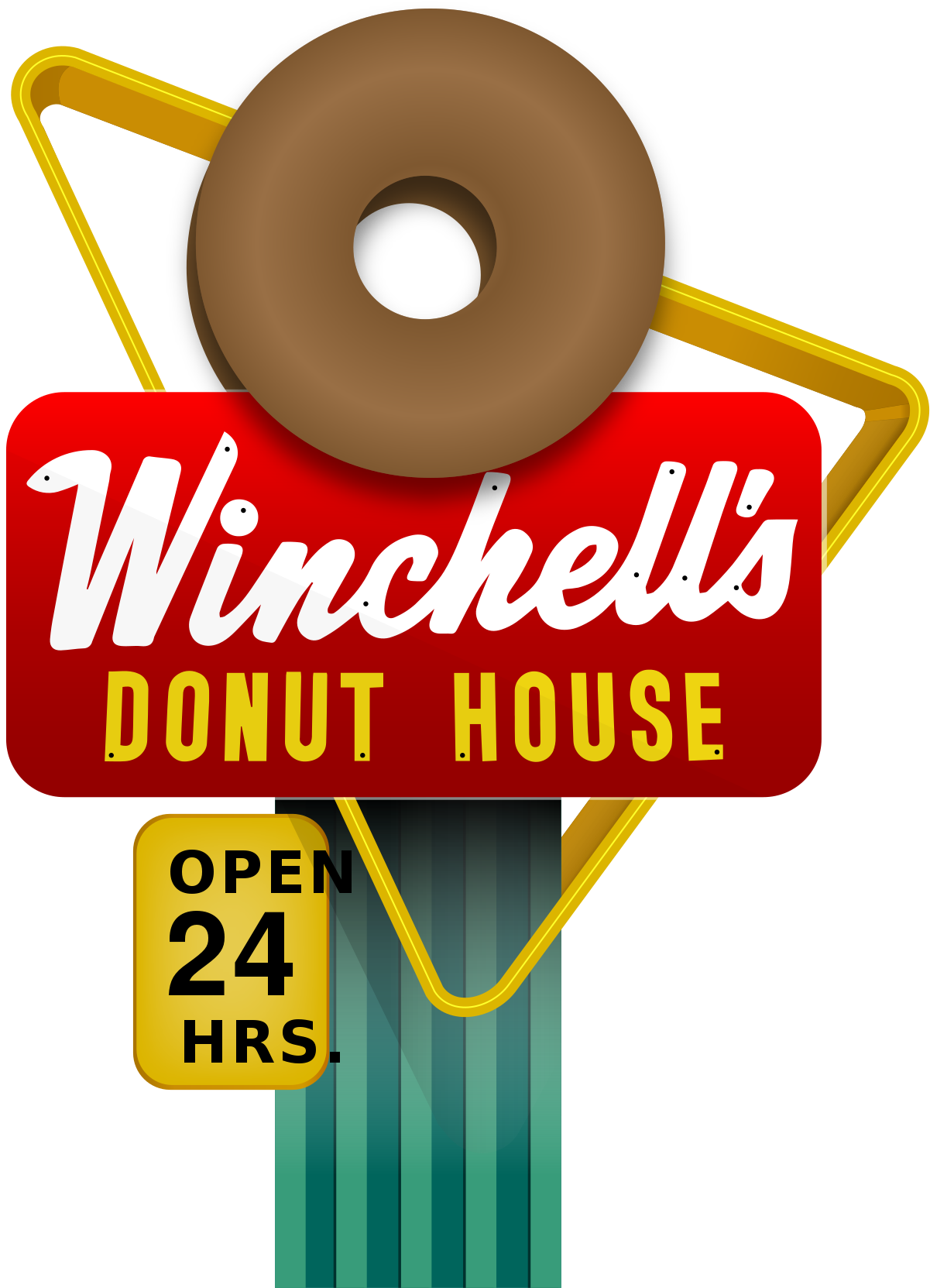 Winchell's Donut House Logo Clipart (1200x1670), Png Download