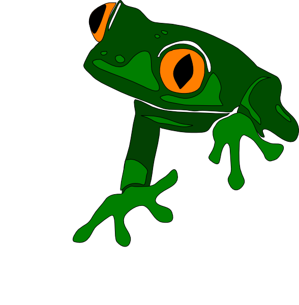 Clipart Frog - Png Download (588x600), Png Download