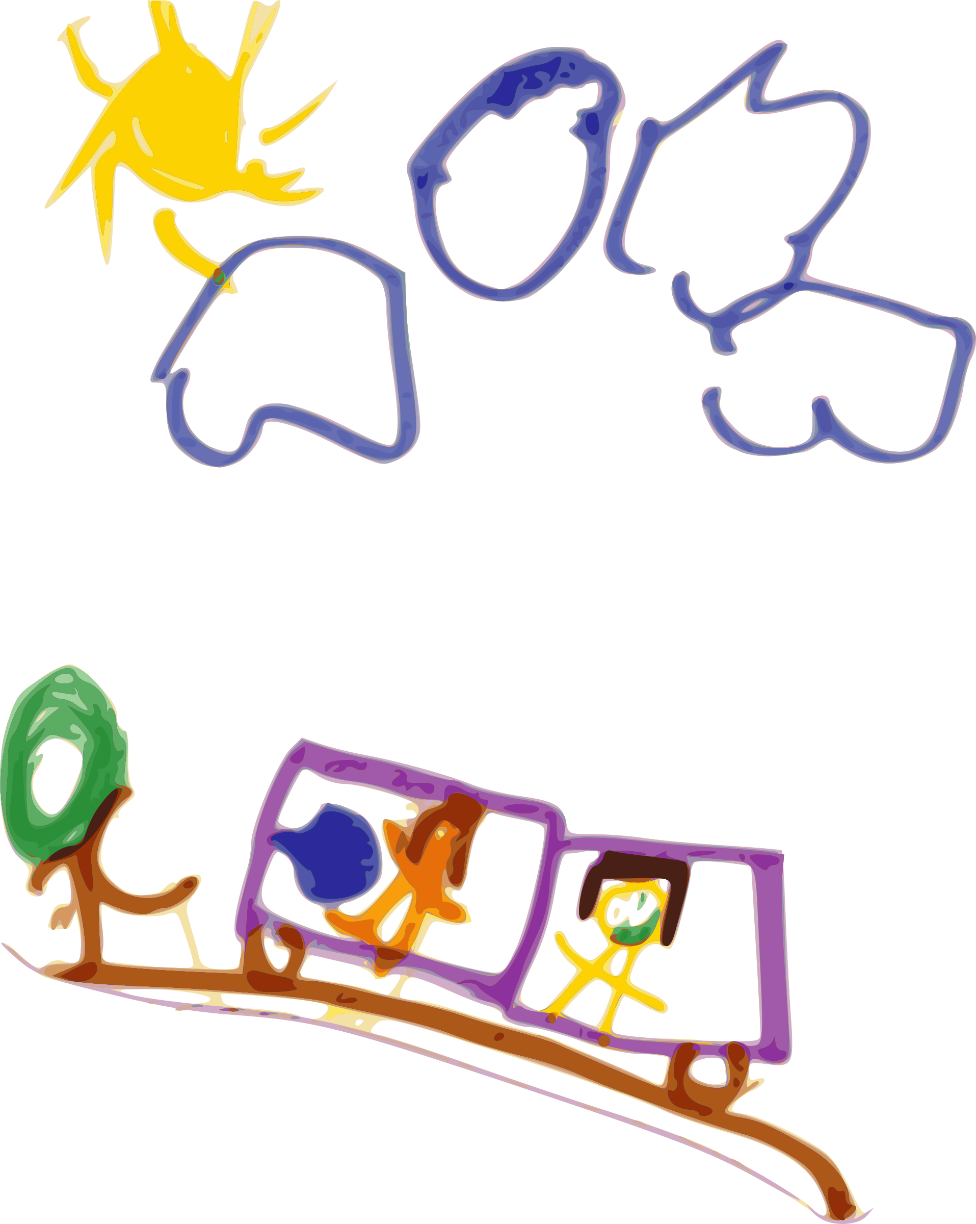 Transparent Trains Clipart - Clip Art - Png Download (1915x2400), Png Download